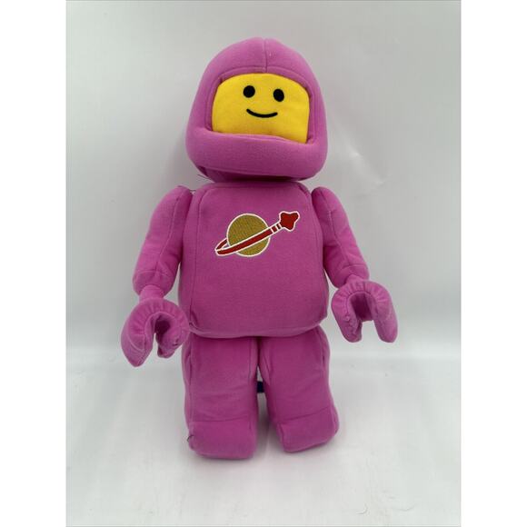 Lego Other - LEGO Blue, Pink Classic Space Astronaut Minifigure Plush 13inch